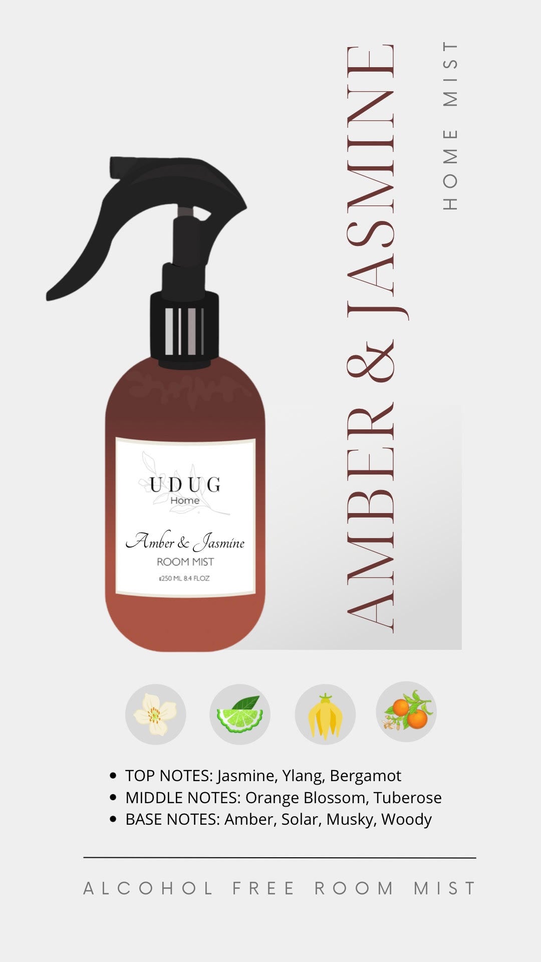 Amber & Jasmine Fabric Spray
