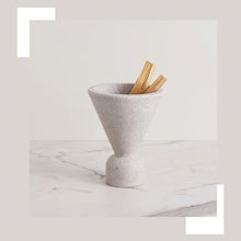 Load image into Gallery viewer, Travertine Marble Incense Burner

