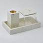 Minimalist White Bakhoor Burner Set